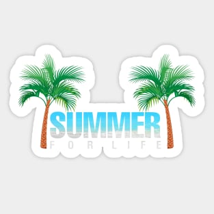 Summer For life Sticker